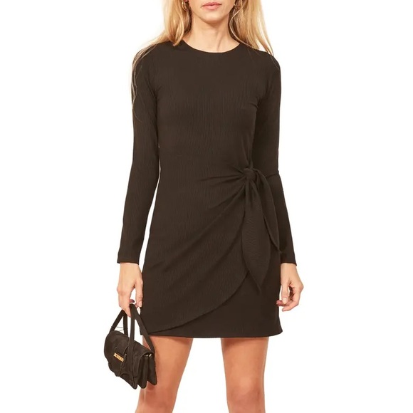 The Reformation black mini dress - Picture 3 of 3